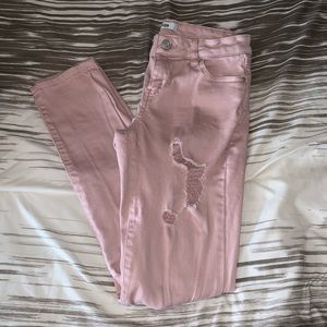 Refuge blush pink jeggings